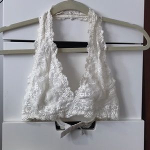 Sexy white lace brallete